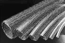 1/4 ID x 0.453 OD, 0.102 Wall Thickness, PVC Tube 140 psi, Clear, Cut to Length, 100′ Std Coil Length, 80 Shore A Hardness